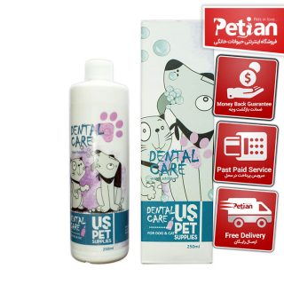 دهان شویه سگ ضد پلاک US PET