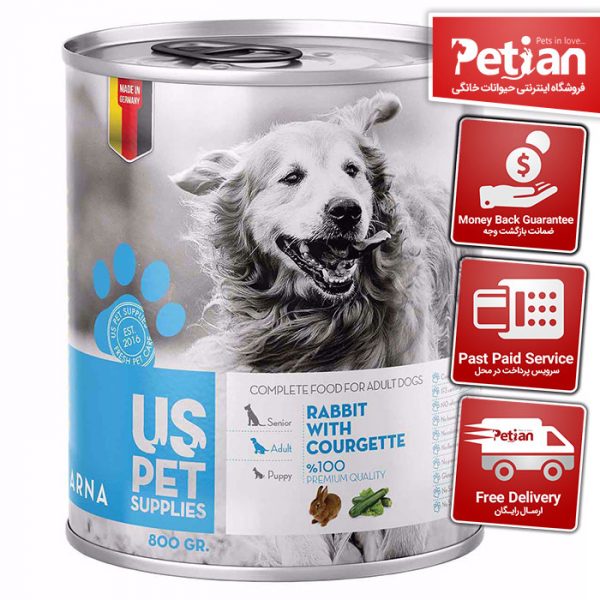 کنسرو گوشت خرگوش US PET