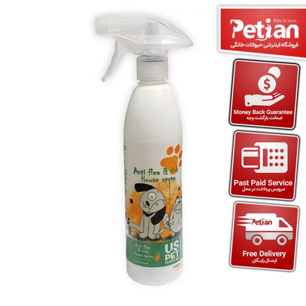 اسپری ضد کنه و کک 500 میلی لیتری US PET